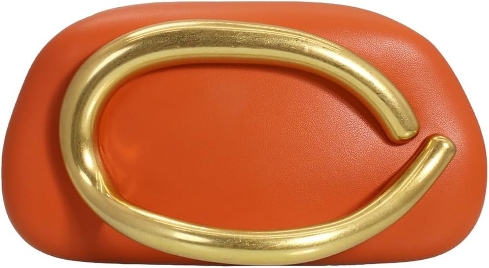 Women PU Leather Metal Handle Handbag Trendy Commuting Compact Stone Purse Hand-held Causal Shoul... | Amazon (US)