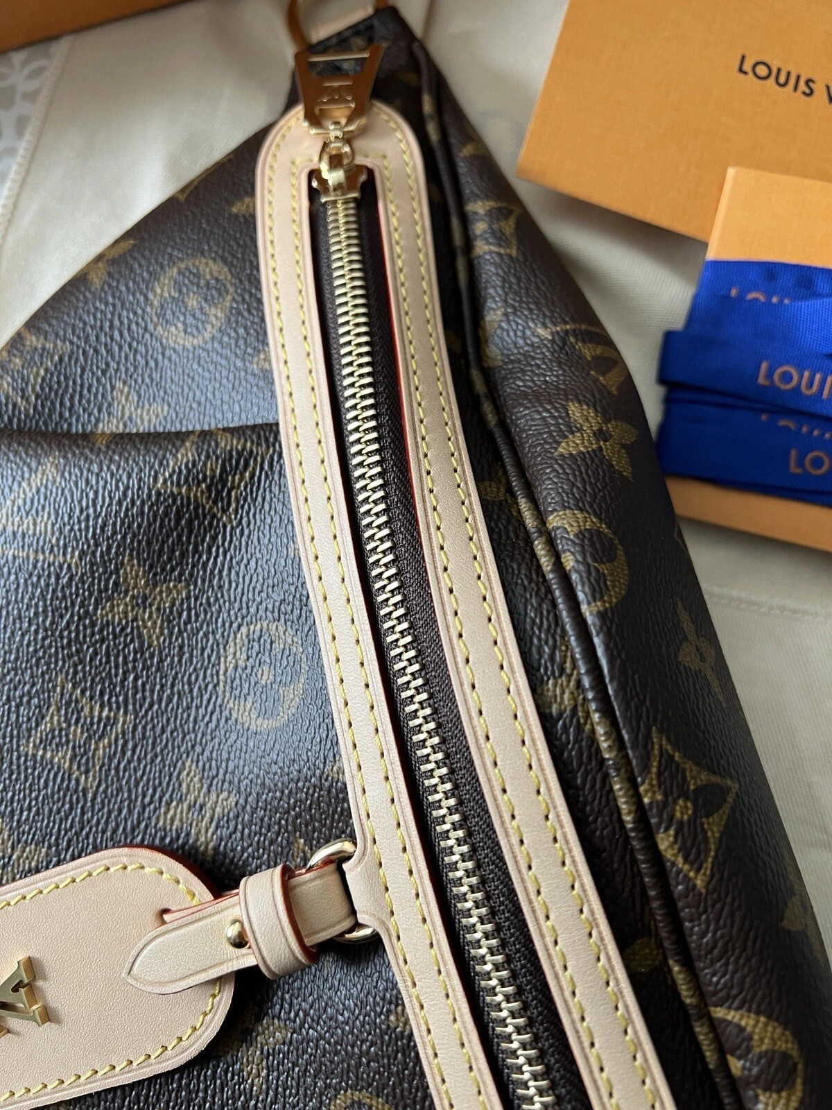 Louis Vuitton High Rise Monogram Bumbag NEVER WORN w/ Receipt - Fast Ship! | eBay US
