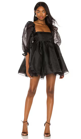 The Puff Dress in Black | Revolve Clothing (Global)