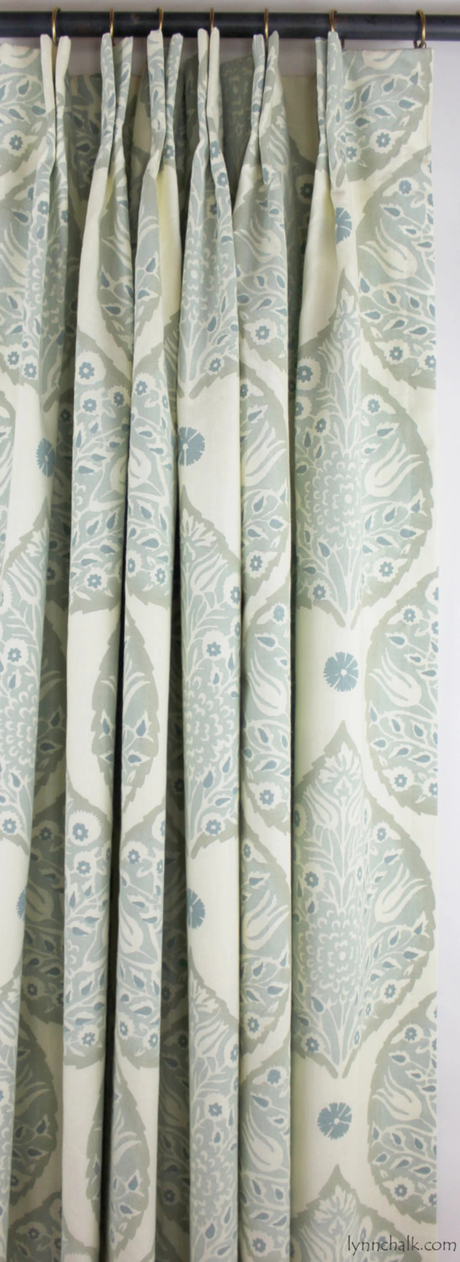 Galbraith & Paul Lotus Custom Roman Shades shown in Light | Etsy | Etsy (US)