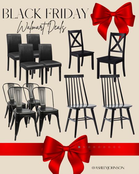 All of these chairs are on sale right now for Black Friday and Cyber Monday! 🎄
Black dining room chairs, black kitchen chairs, modern black kitchen chairs, black leather kitchen chairs, modern farmhouse chairs, black farmhouse chairs


#LTKhome #LTKCyberWeek #LTKsalealert
