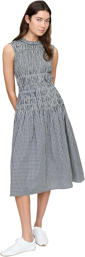GAP Women's Smocked Midi Dress | Amazon (US)