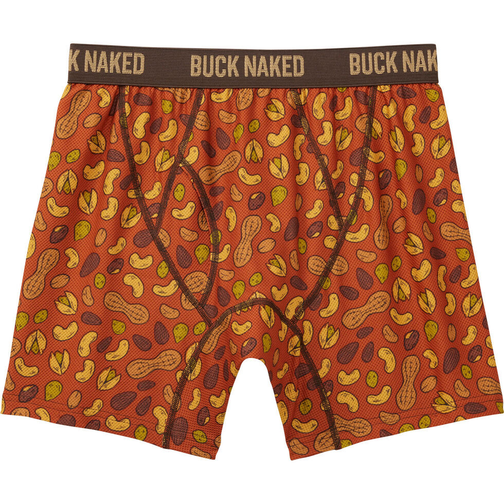 Men's Go Buck Naked Performance Pattern Boxer Briefs | Duluth Trading Company