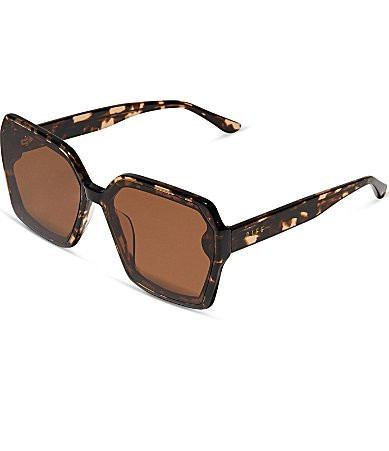 DIFF Eyewear Presley 63mm Square Sunglasses - Espresso Tortoise | Dillard's