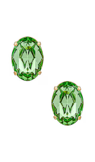 Gemma Stud Earring in Peridot | Revolve Clothing (Global)