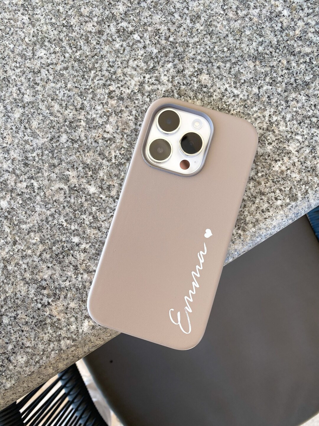 Personalized Leather Phone Case for iPhone 14 Pro Max iPhone 13 Pro iPhone 12 11 / Monogram Hard ... | Etsy (US)