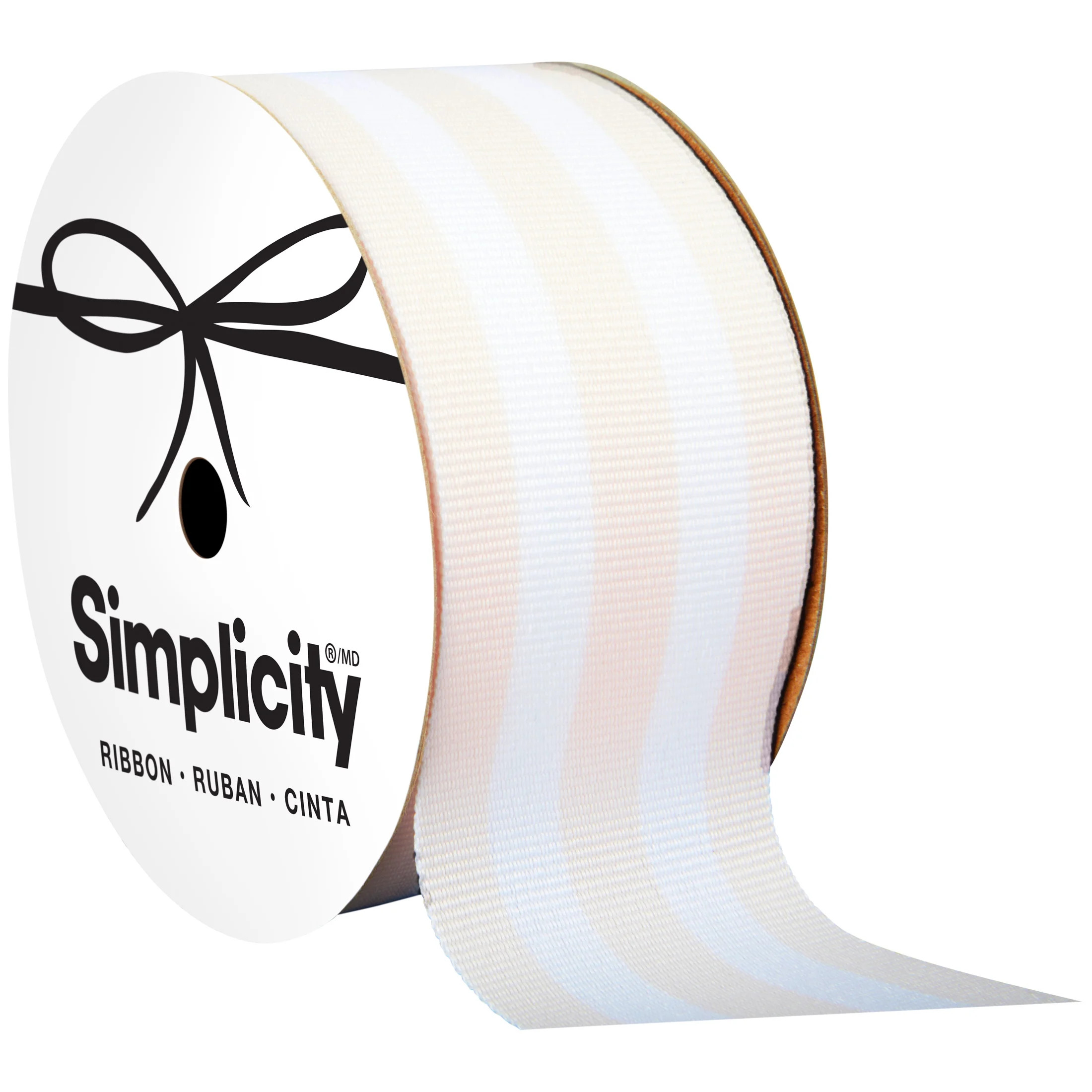 Offray Monstrip Powder Pink 1-1/2IN X 9 ft Ribbon | Walmart (US)