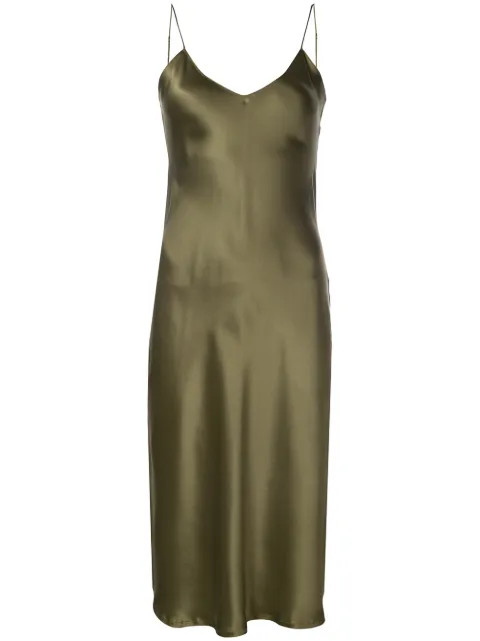 Nili Lotanplunge neck slip dress | Farfetch (US)