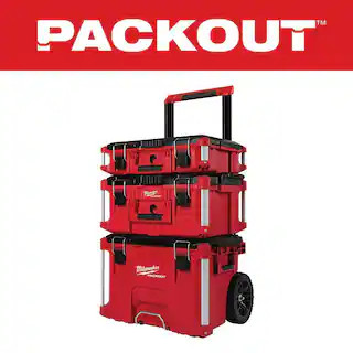 PACKOUT 22 in. Rolling Tool Box, 22 in. Large Tool Box and 22 in. Medium Tool Box ProSystem Low P... | The Home Depot