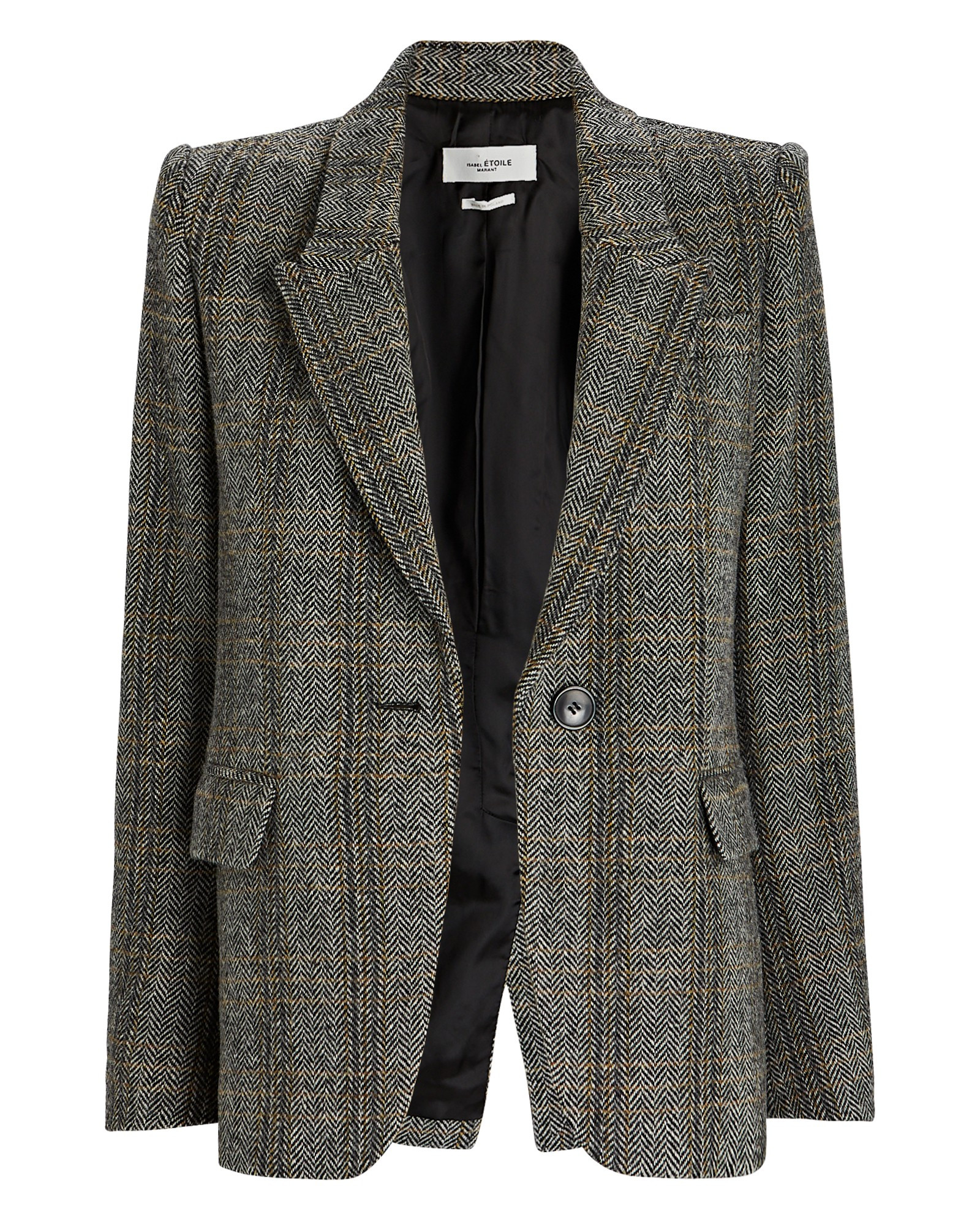 Kerstin Virgin Wool Houndstooth Blazer | INTERMIX