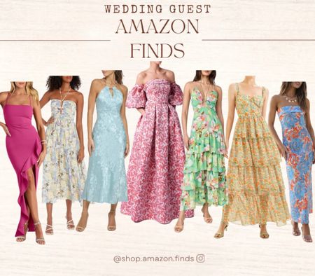 Wedding guest dresses from Amazon!

#LTKwedding #LTKstyletip