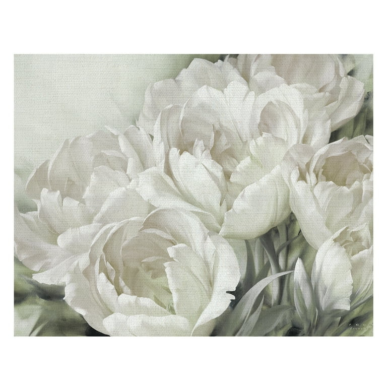 Angelique Tulips II White by Igor Levashov Wrapped Canvas Painting Art Print | Walmart (US)