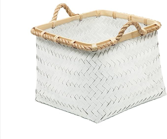 Kouboo 1060116 Square Storage Basket in Strapping Band | Amazon (US)