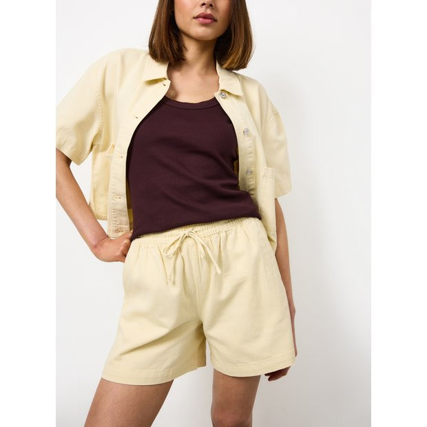 Buy Yellow Denim Pull On Shorts 16 | Co-ords | Tu | Tu Clothing