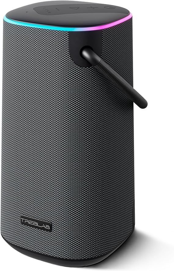 TREBLAB HD-Force - Loud Bluetooth Speaker - 50W Stereo Sound w/Bass, 25H Battery, IPX6 Waterproof... | Amazon (US)