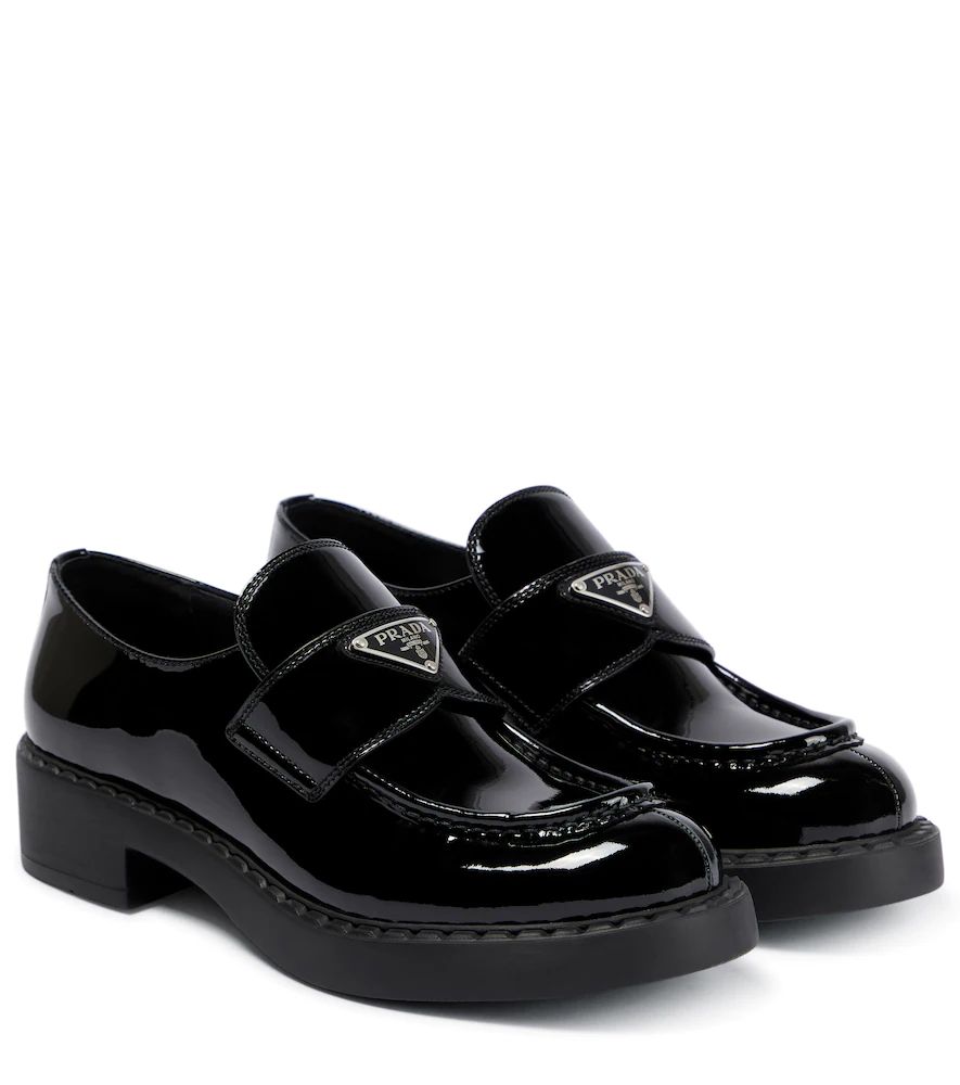 Logo patent leather loafers | Mytheresa (UK)