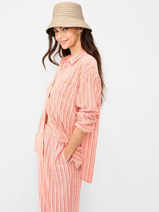 Straw Bucket Hat for Women | Old Navy (US)