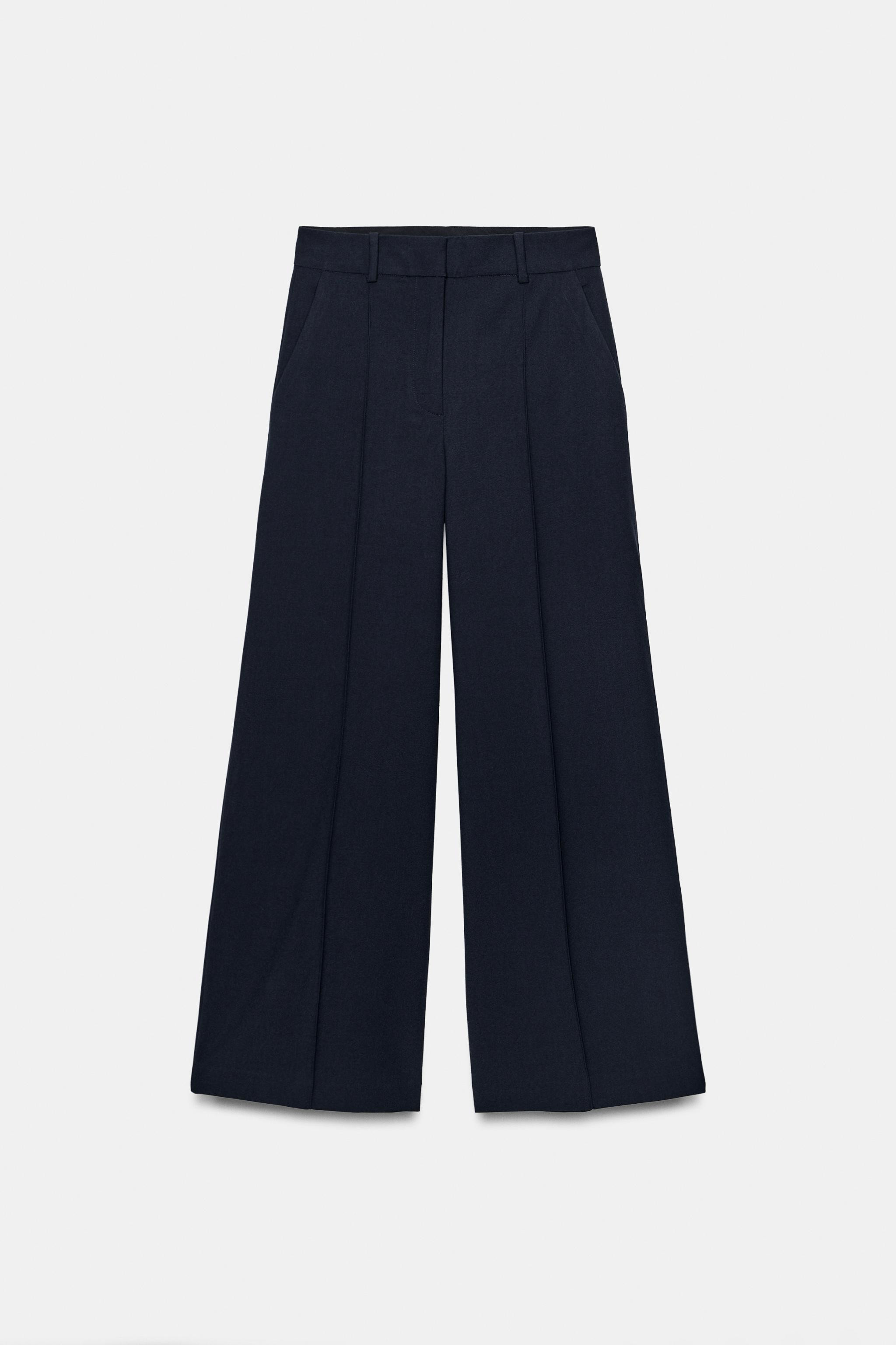 ZW COLLECTION WIDE-LEG TROUSERS | Zara UK