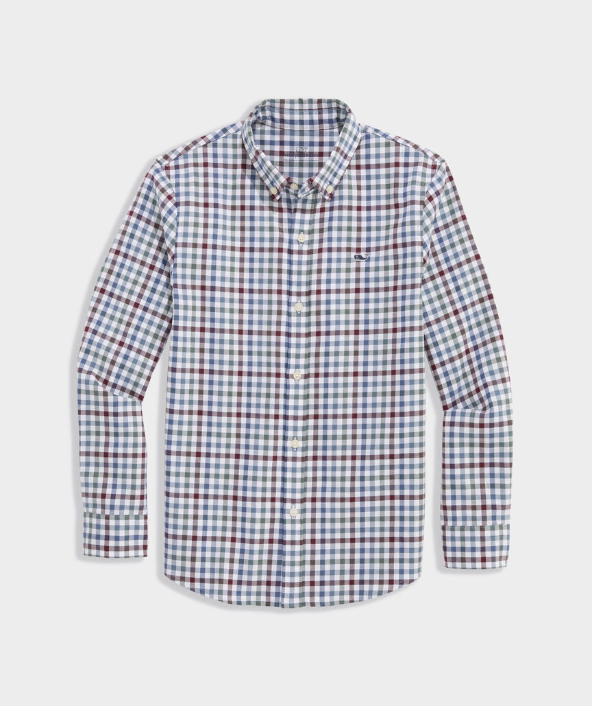 Boys' Monomoy Tattersall Oxford Shirt | vineyard vines