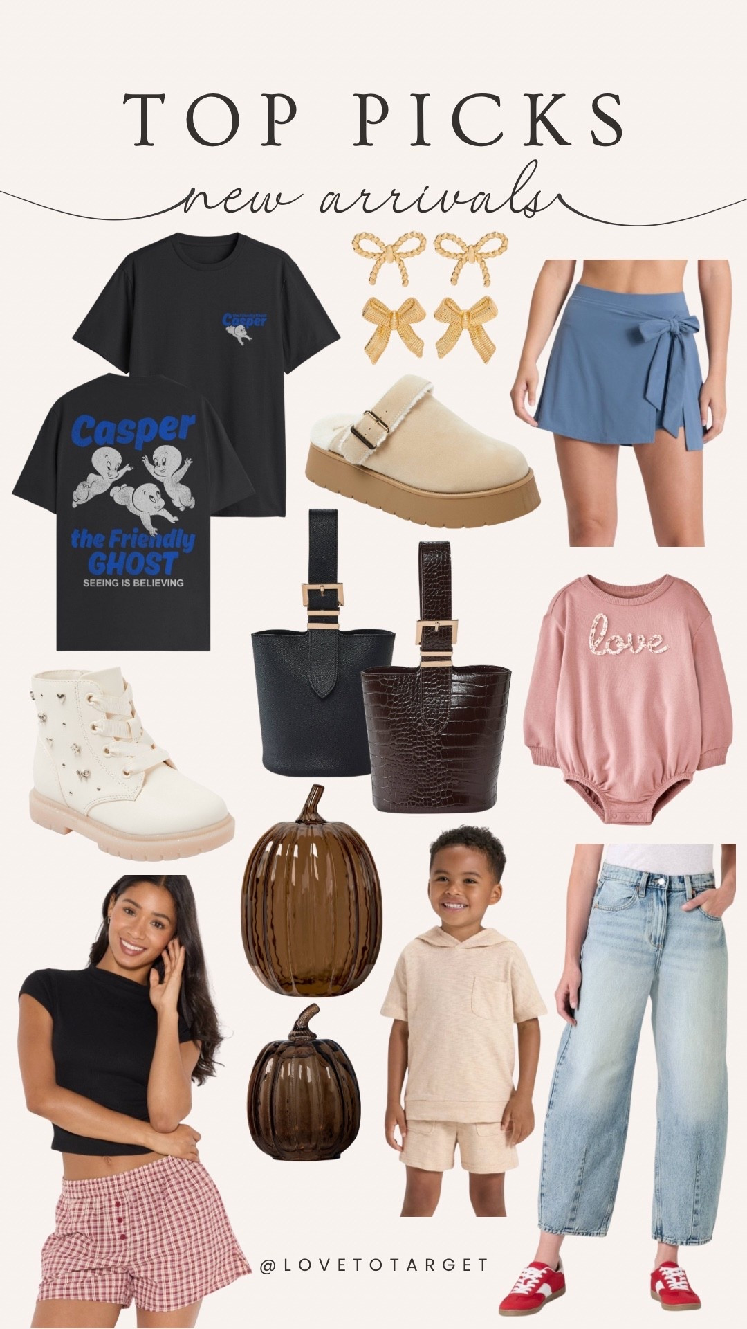 TOP PICKS from Target new arrivals 🎯 
New styles for women, men, baby & toddler plus new glass pumpkin decor 🤎

#LTKStyleTip #LTKFindsUnder50 #LTKKids