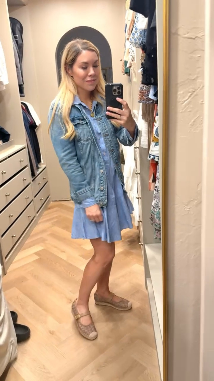 Denim Jacket
Blue Dress
Spring Outfit 

#LTKdayinmylife #LTKSeasonal