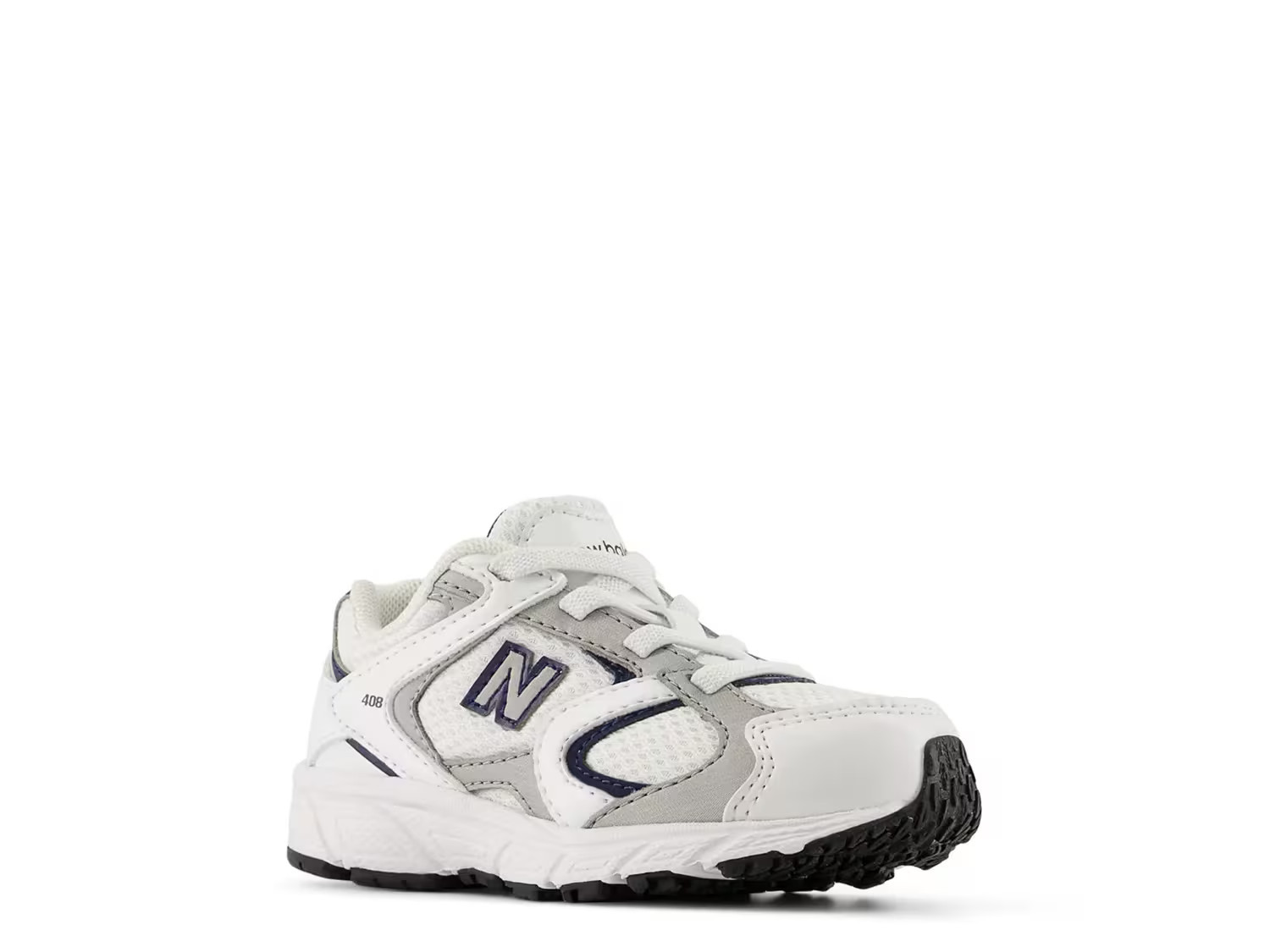 New Balance Wide Width 408 SlipOn Sneaker Kids' | Boys | Girl's | White/Blue | Size 8 Toddler | Sneakers | Lace-Up | DSW