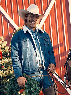 Wrangler® Western Sherpa Lined Denim Jacket | Wrangler