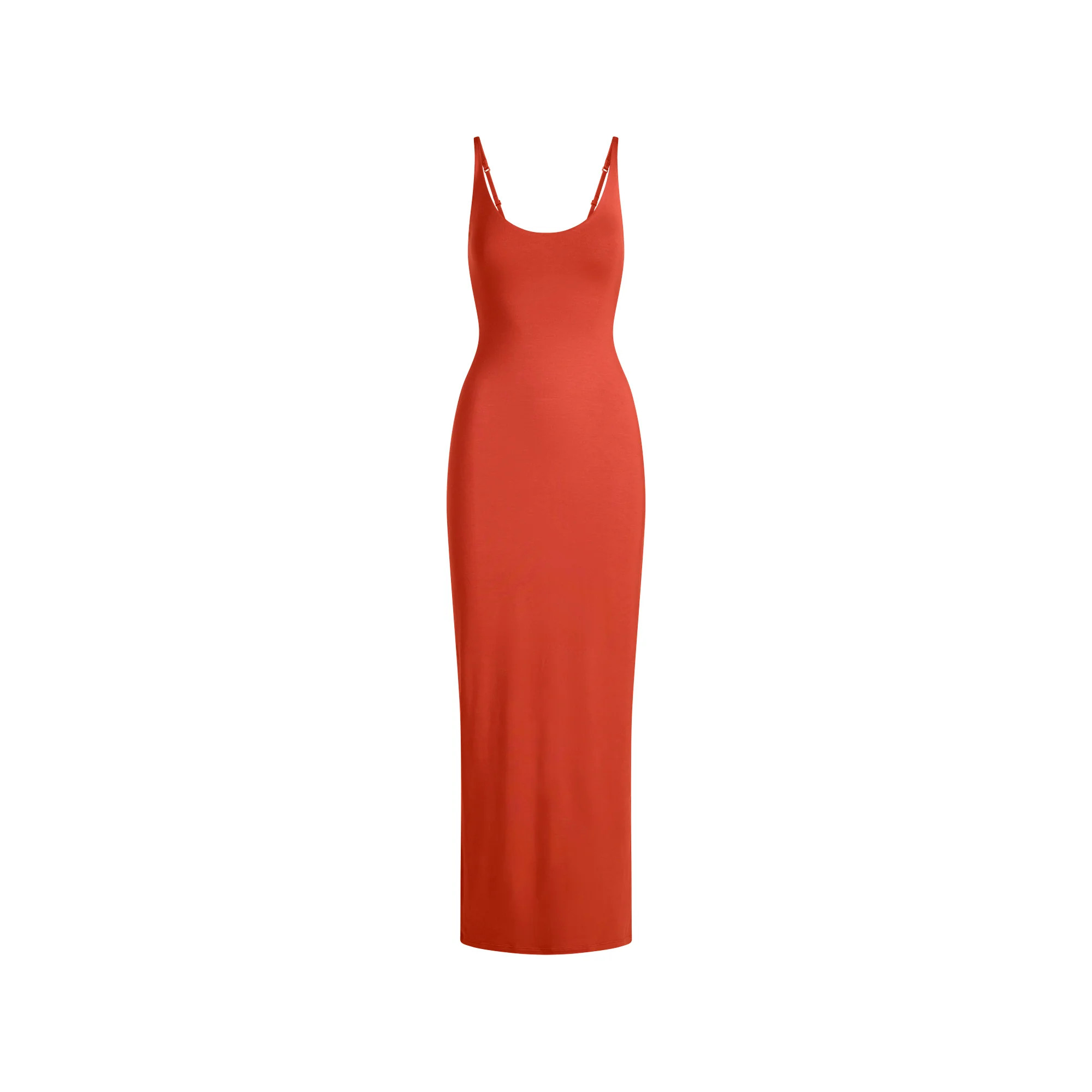 SCOOP NECK LONG DRESS | SKIMS (US)