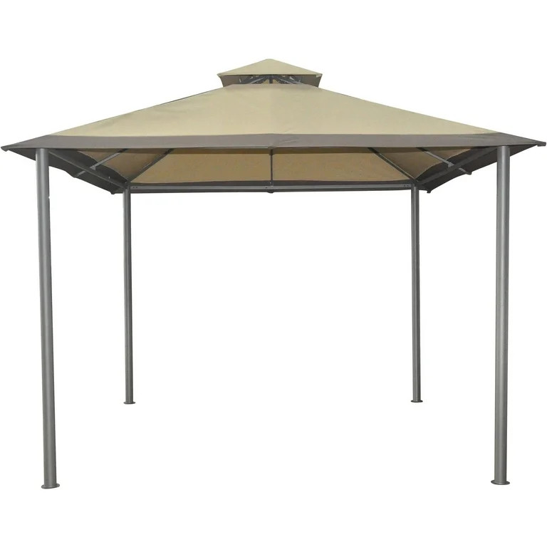 Mainstays Savvi 10' x 10' Outdoor Gazebo, in Beige | Walmart (US)