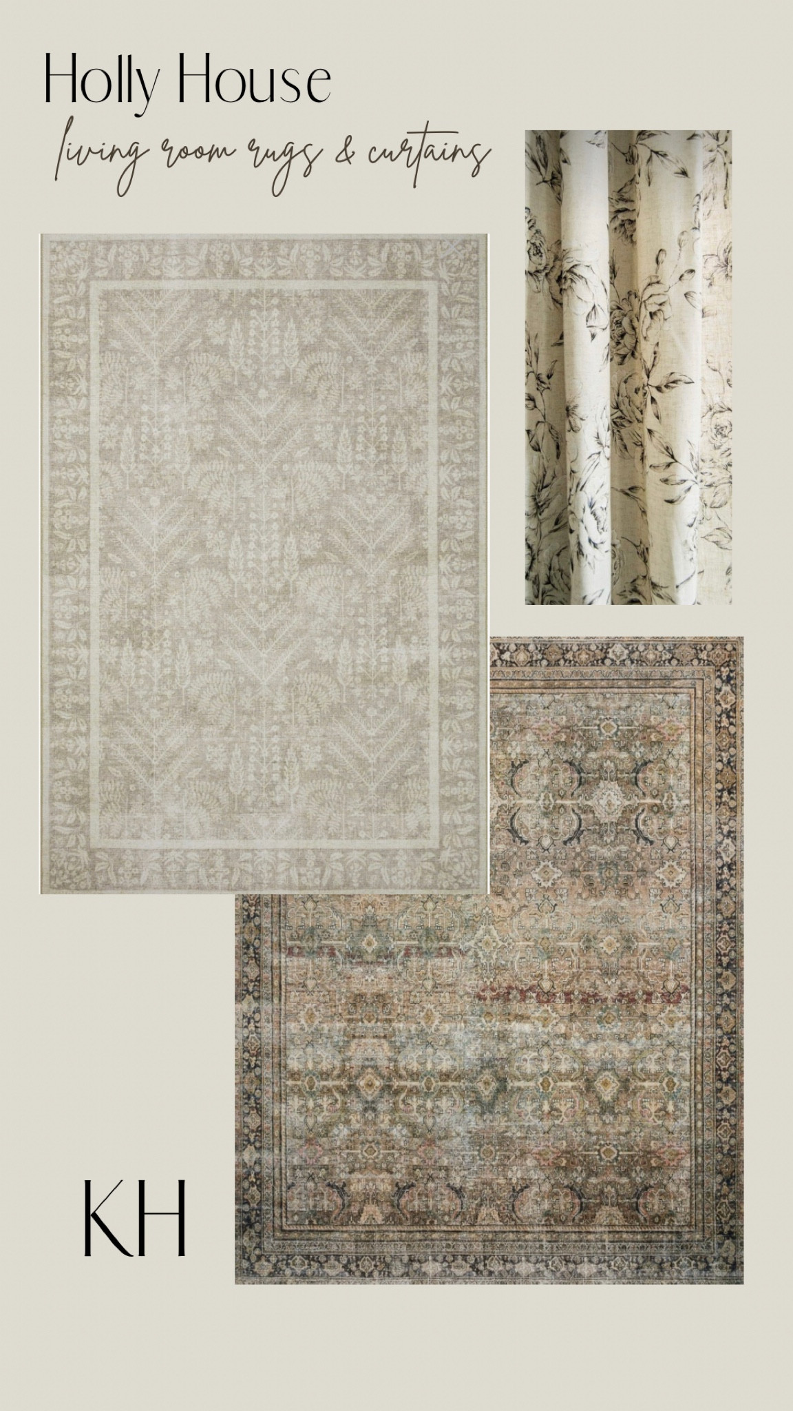Holly House living room curtains and rugs 

#LTKhome