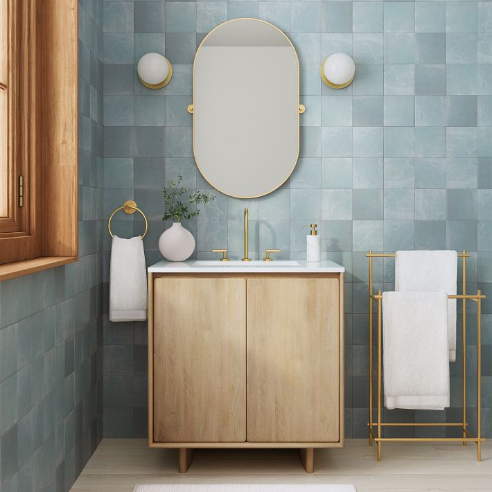 Anton Single Bathroom Vanity (31.5"–49") | West Elm (US)