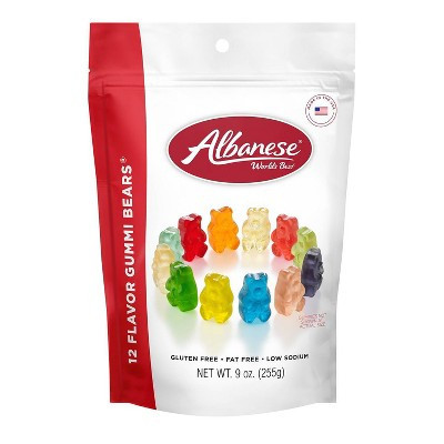 Albanese World's Best 12 Flavor Gummi Bears Candy - 9oz | Target