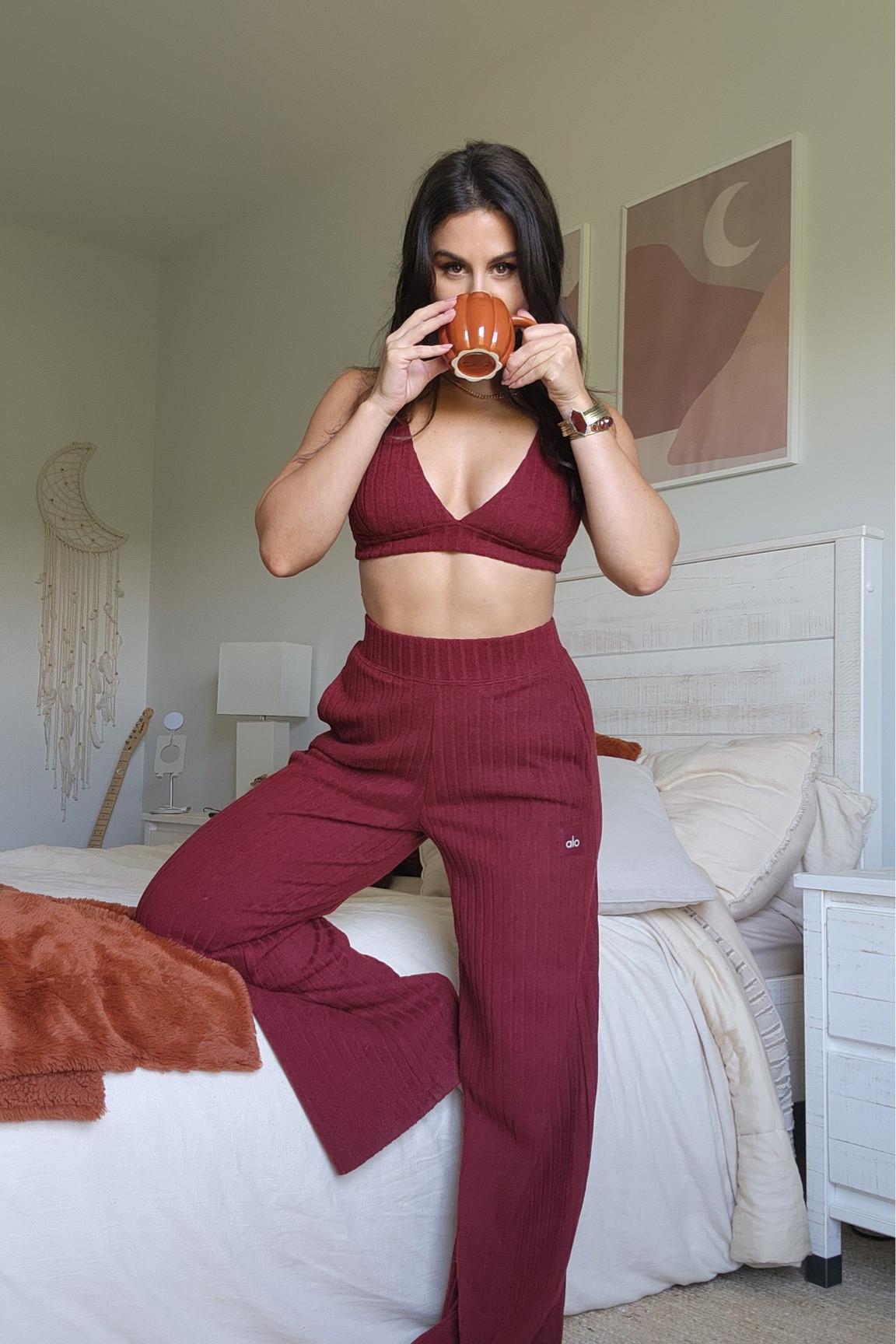 Ribbed Take Comfort Wide Leg Pant curated on LTK