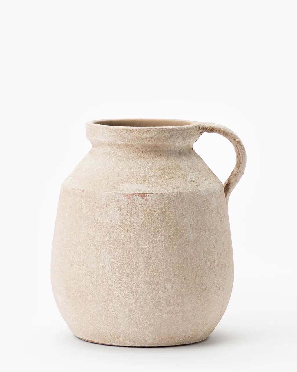 Rounded Terracotta Handled Jug | McGee & Co.