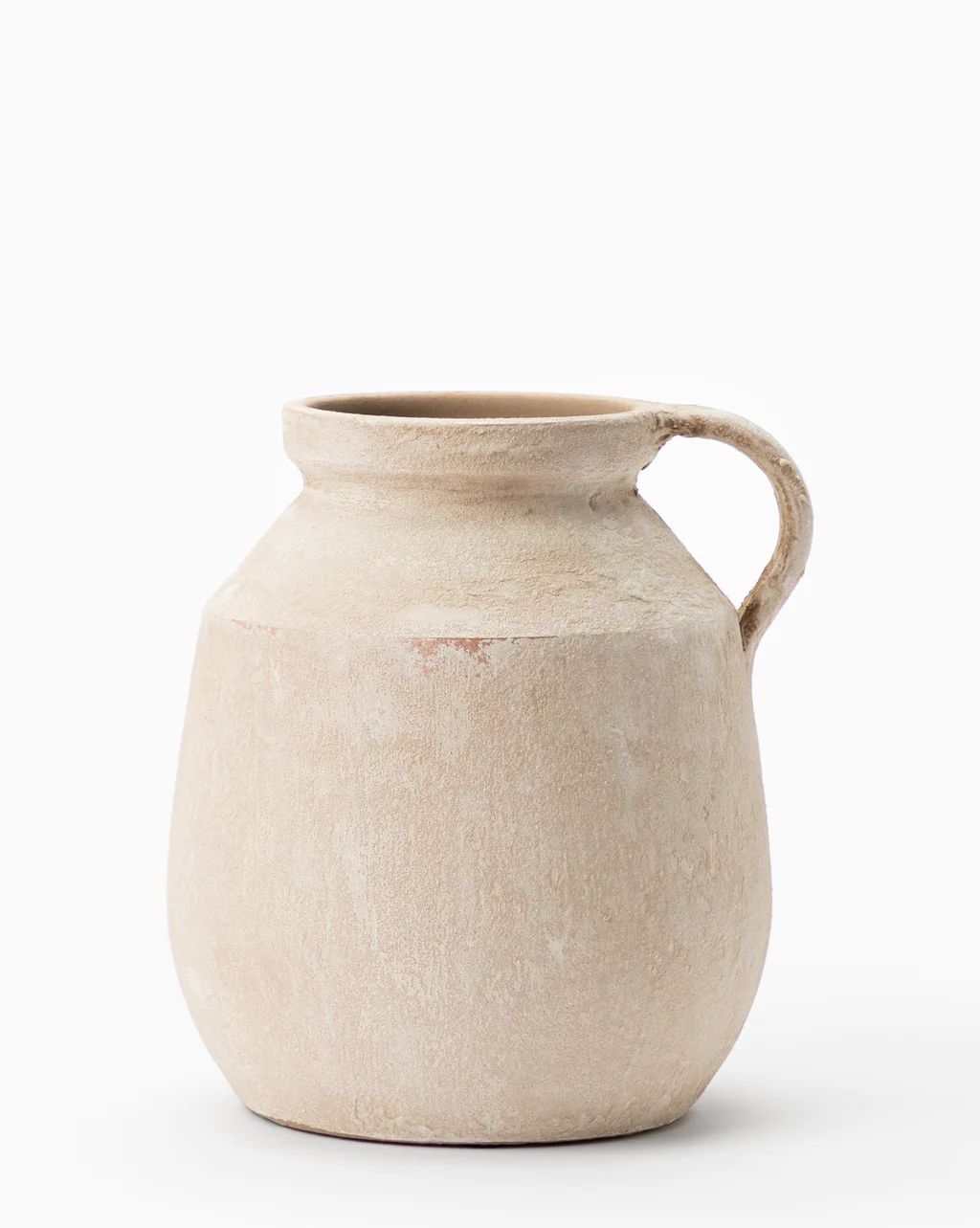 Rounded Terracotta Handled Jug | McGee & Co.