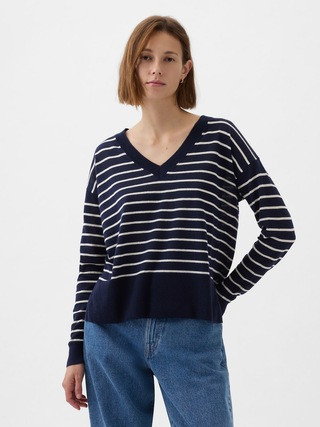 24/7 Split-Hem Linen-Blend Sweater | Gap (US)