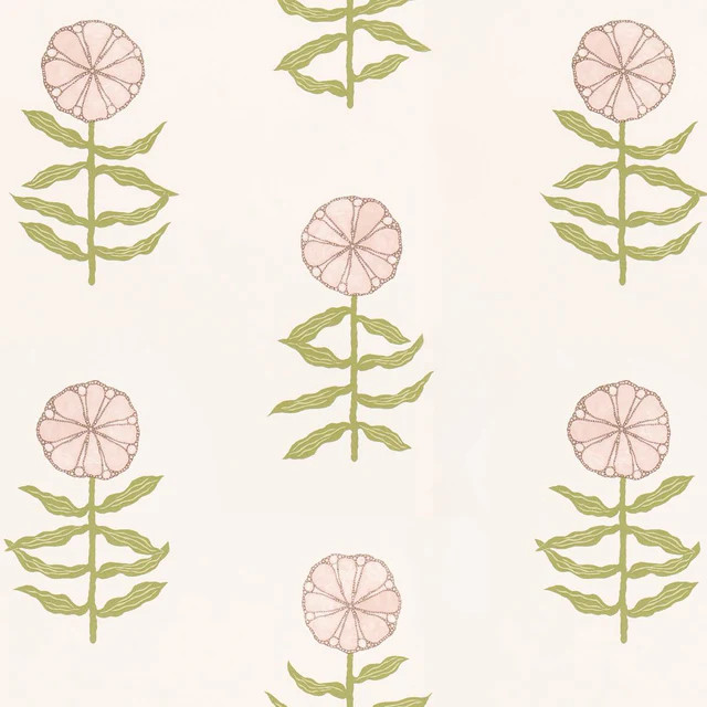 Schumacher Pretty Petals Blush Wallpaper | DecoratorsBest