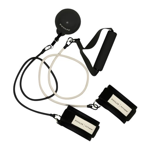 Pvolve P.3 Trainer- Home Gym Fitness Equipment Resistance Band with Ankle Strap and Weight System | Amazon (US)