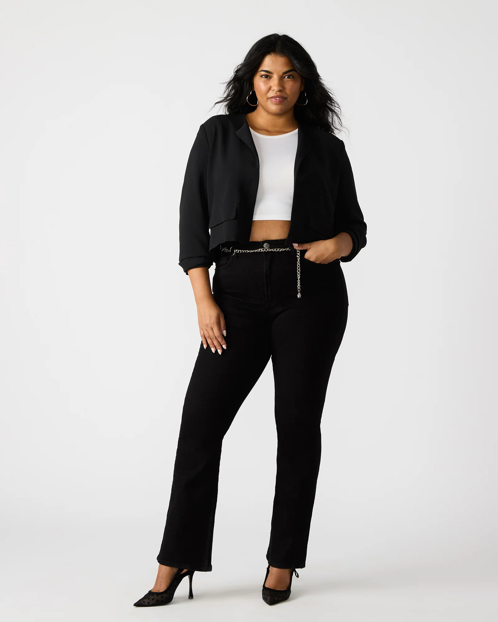 Serenea Blazer Black | Steve Madden (US)
