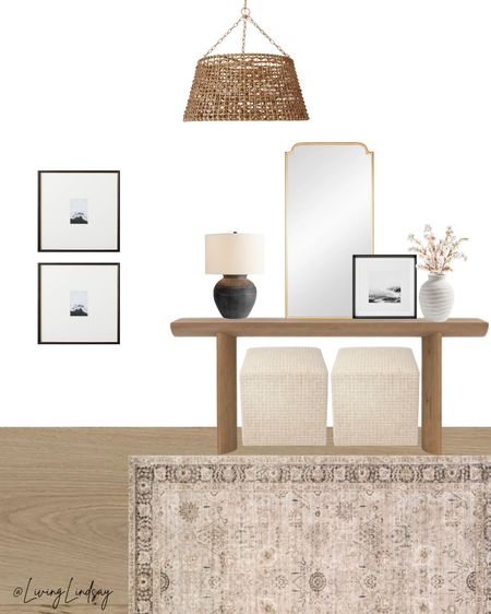 Entryway, entry design, entry decor, console table, console styling, accent table, front entry, oversized mirror, woven chandelier 

#LTKhome #LTKfamily #LTKsalealert