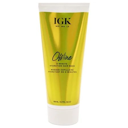 IGK Offline 3 Minute Hydration Hair Mask 6.7 oz Mask | Walmart (US)