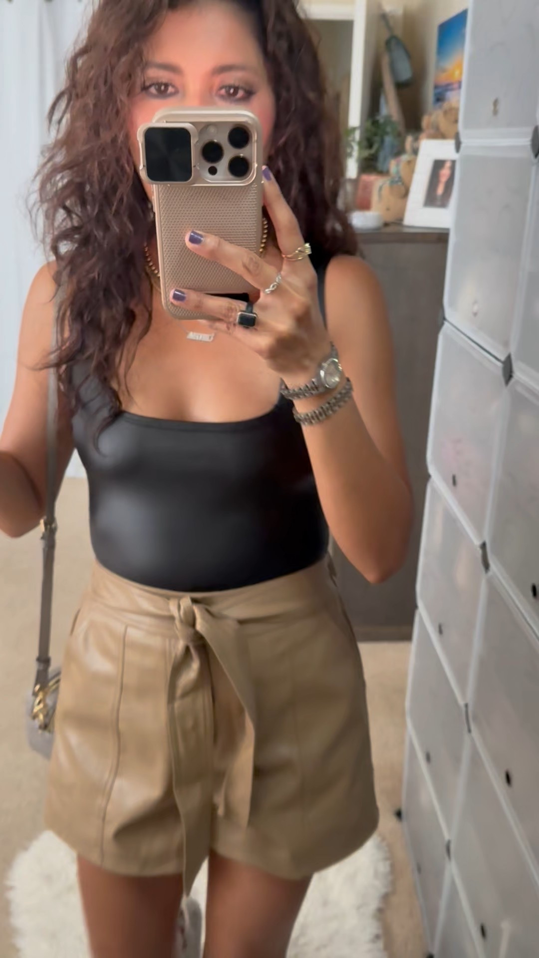 Cocktail hour but make it western chic 🤠🍸 Rocking this vegan leather mini skort with a halter top and my go-to western boots for a fun girl’s night out in Long Beach! A flirty, edgy vibe that’s perfect for summer nights out.

cocktail outfit, girls night out, vegan leather, halter top, western boots, summer outfit, date night, California, Long Beach, gifts for her, travel outfit, resort, beach life, country concert outfit, Cowboy Carter

#LTKParties #LTKGiftGuide #LTKStyleTip