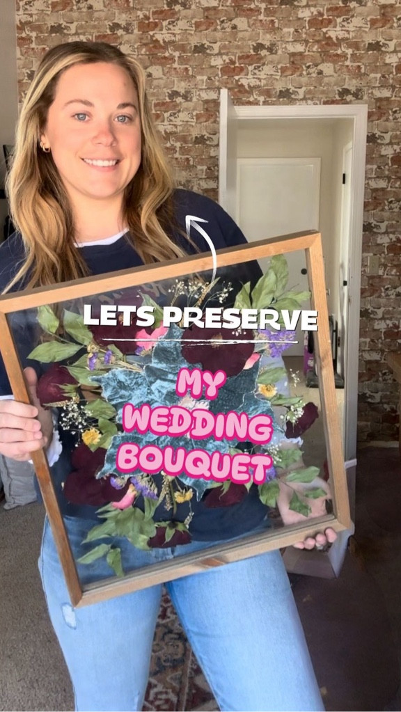 The cheapest way to preserve your wedding bouquet! 

Frame: thrifted from @goodwill (not affiliated yet with LTK)

Flowers: pressed by me via the weighted book method 

Hot glue gun: @Michaels 

That’s it!! Using basic household supplies and a visit to the thrift store, you can recreate this DIY keepsake project 🫶🏻 

Similar items tagged below 

#LTKWedding #LTKHome #LTKdayinmylife