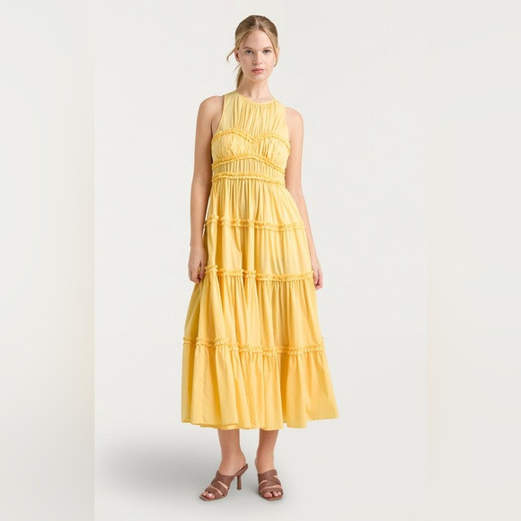 Cinq A Sept SIRRINA DRESS In Butter, Brand new, never worn, no flaws. | Poshmark