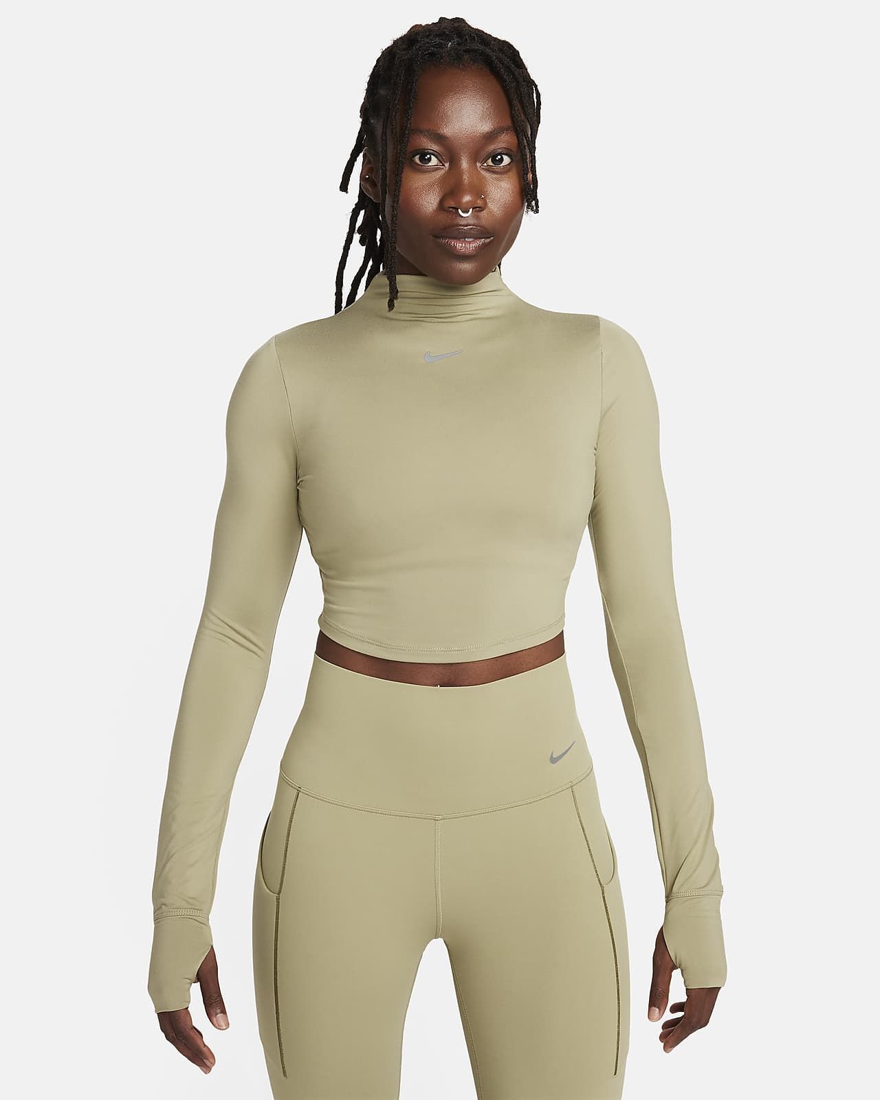 Nike Dri-FIT One Luxe Women's Long-Sleeve Cropped Top. Nike.com | Nike (US)