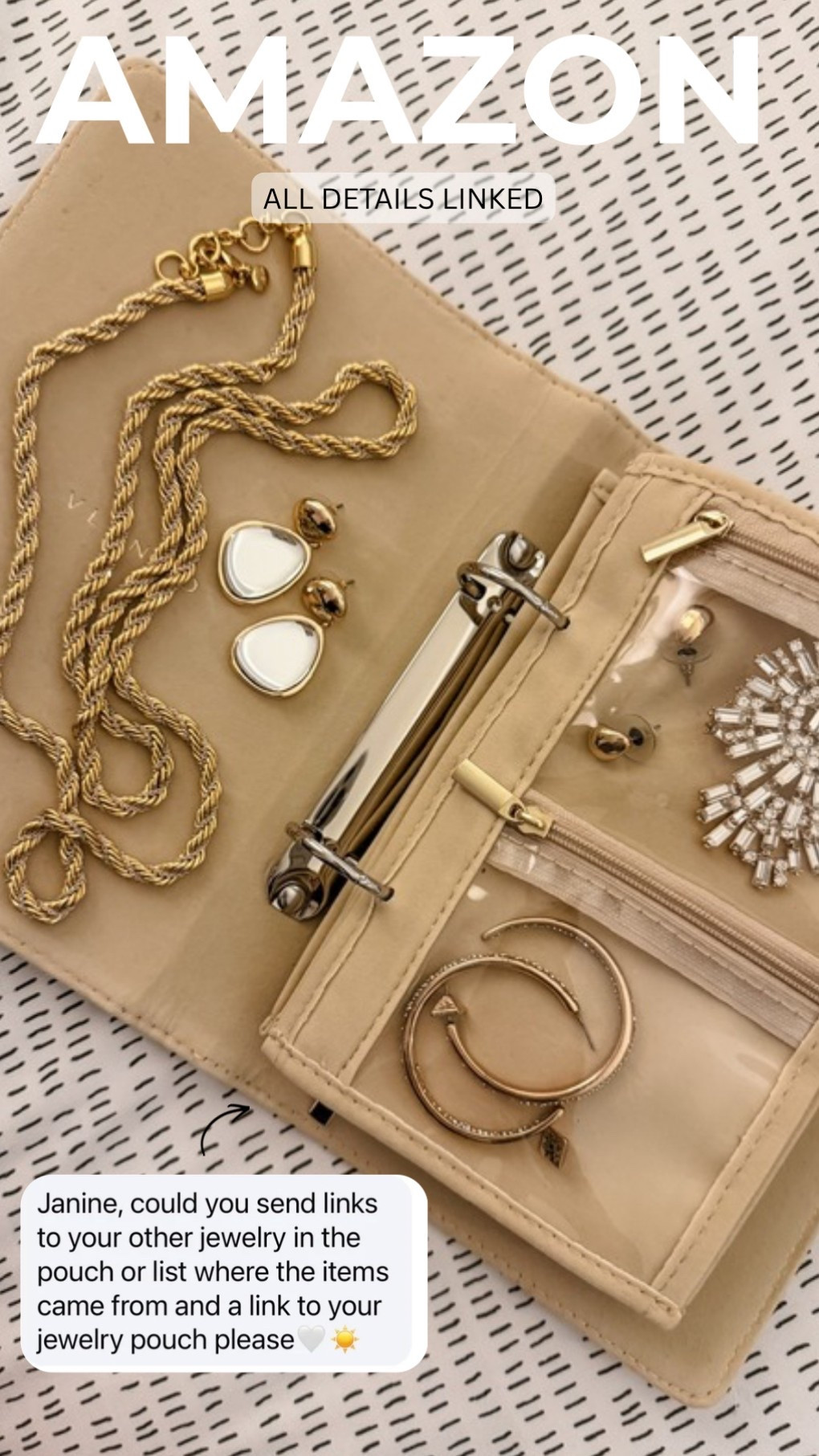 I bring this jewelry organizer on every trip! Linked a ton of my favorite jewelry as well.

#LTKgrwm #LTKootd #LTKSaleAlert