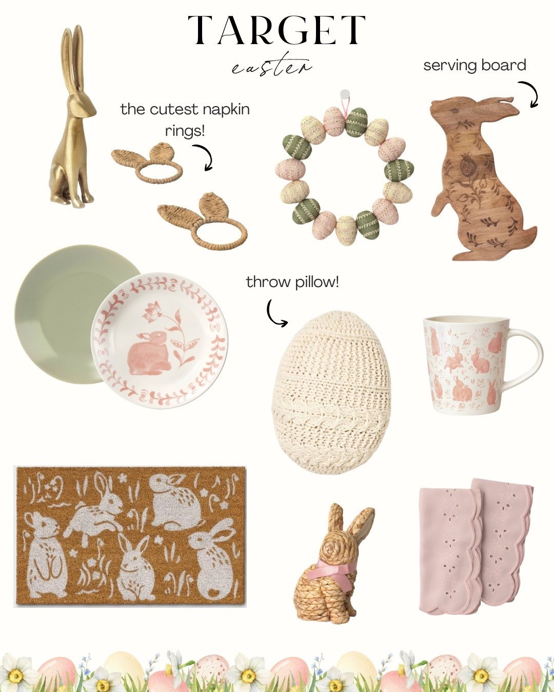 @Target understood the assignment this Easter 🐰 Soft pastels, bunny details, and the sweetest hosting pieces. Linking everything before it sells out.

#target #easter #easterfinds

#LTKHome #LTKSeasonal #LTKmomlife