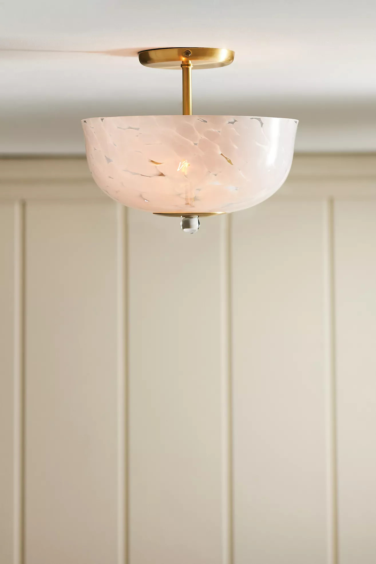 Marguerite Dotted Glass Flush Mount | Anthropologie (US)