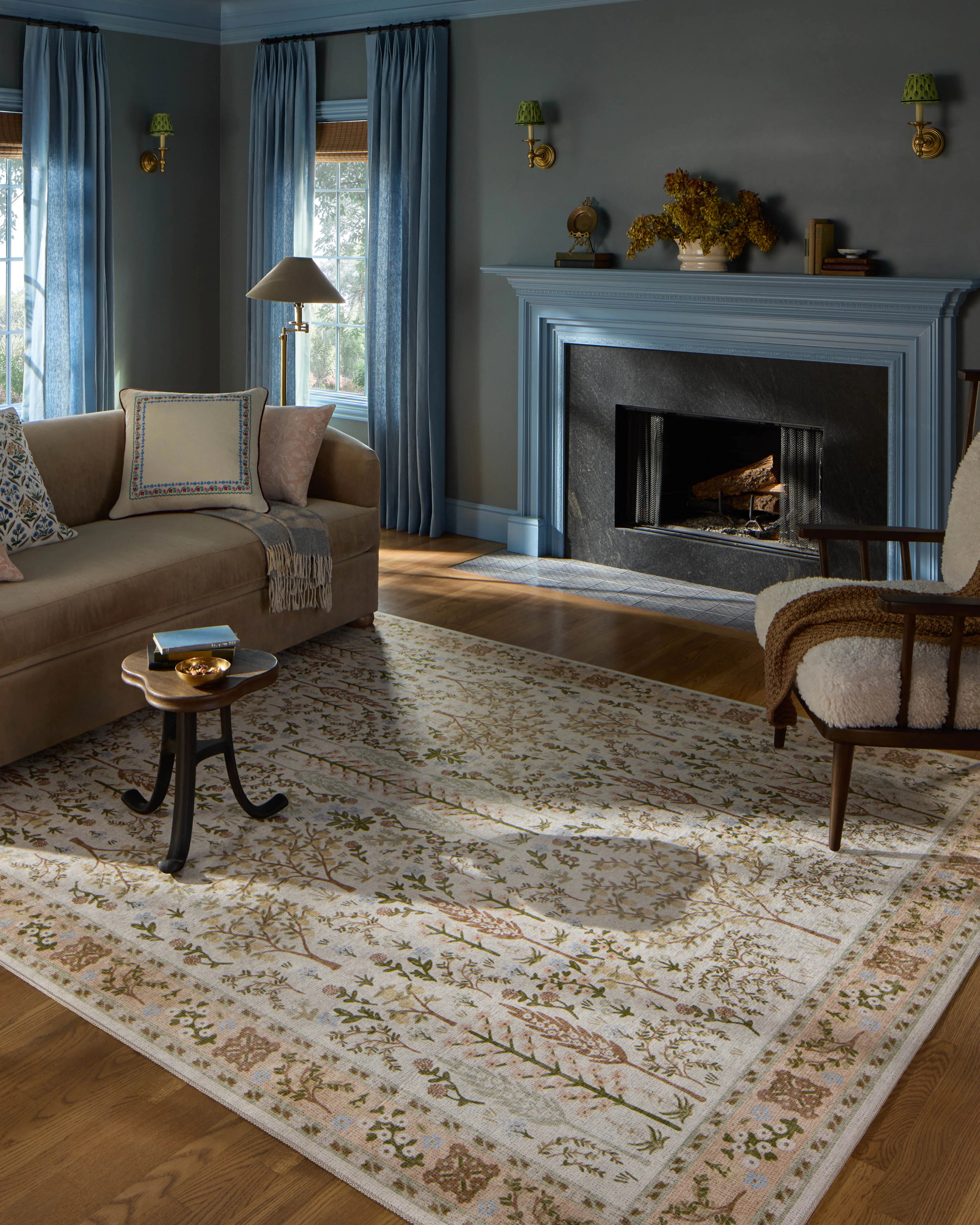 Rifle Paper Co. x Loloi Canopy Cream Area Rug | Wayfair North America