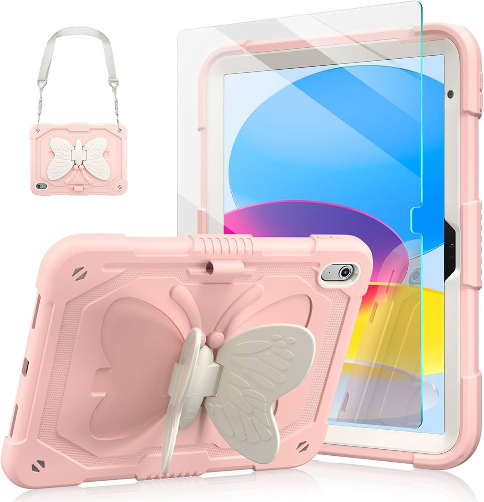Ambison Compatible with iPad 11th/10th Generation Case 2025/2022 11/10.9 inch for Kids Girls with... | Amazon (US)